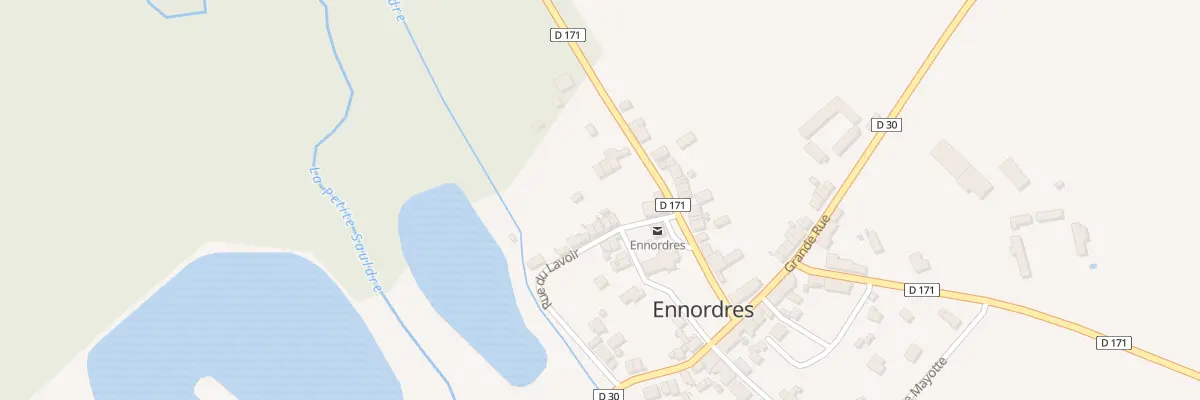 Plan du 9 Rue du Lavoir à Ennordres