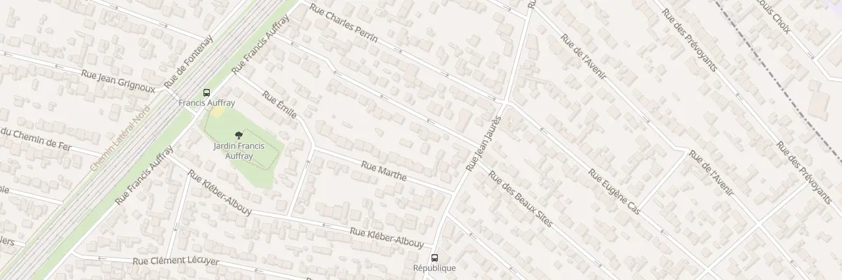Plan du 32 Av Maréchal à Stains
