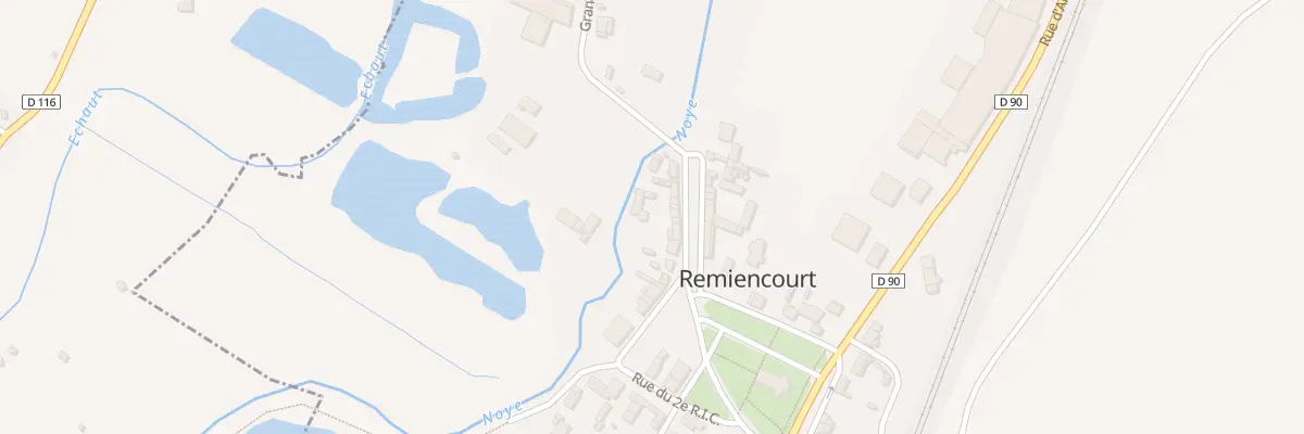 Plan du 3 Rue des Moulins à Remiencourt