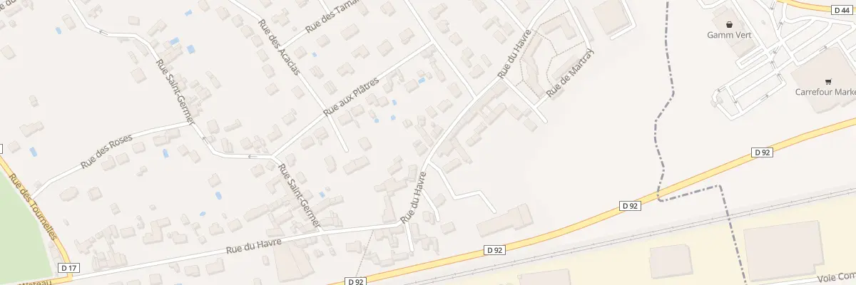 Plan du 10 Rue du Havre à Précy-sur-Oise