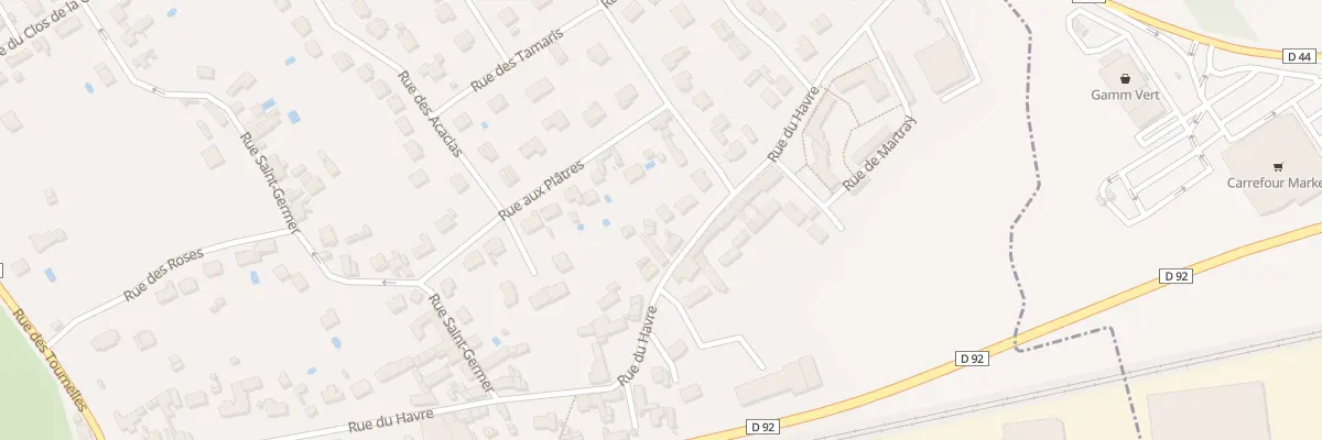 Plan du 4 Rue du Havre à Précy-sur-Oise