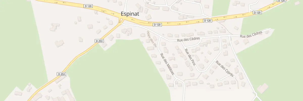 Plan du 2 Rue des Melezes à Ytrac