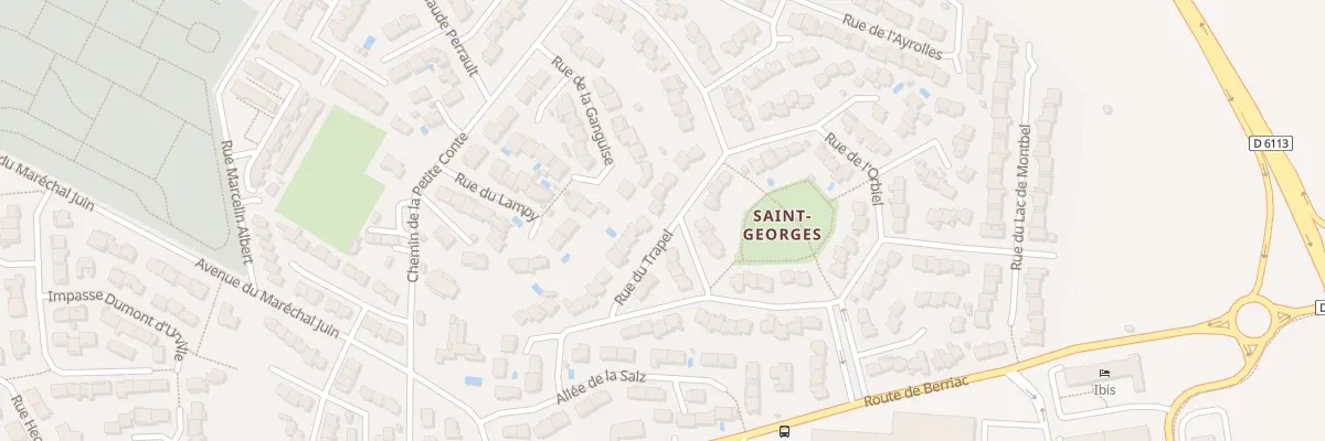 Plan du 28 Rue de la Clamoux à Carcassonne