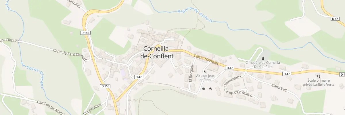 Plan du 108 Le Village à Corneilla-de-Conflent