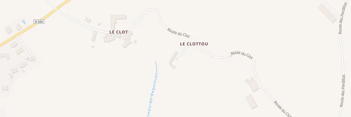 Plan du 5351 Le Clottou à Quins