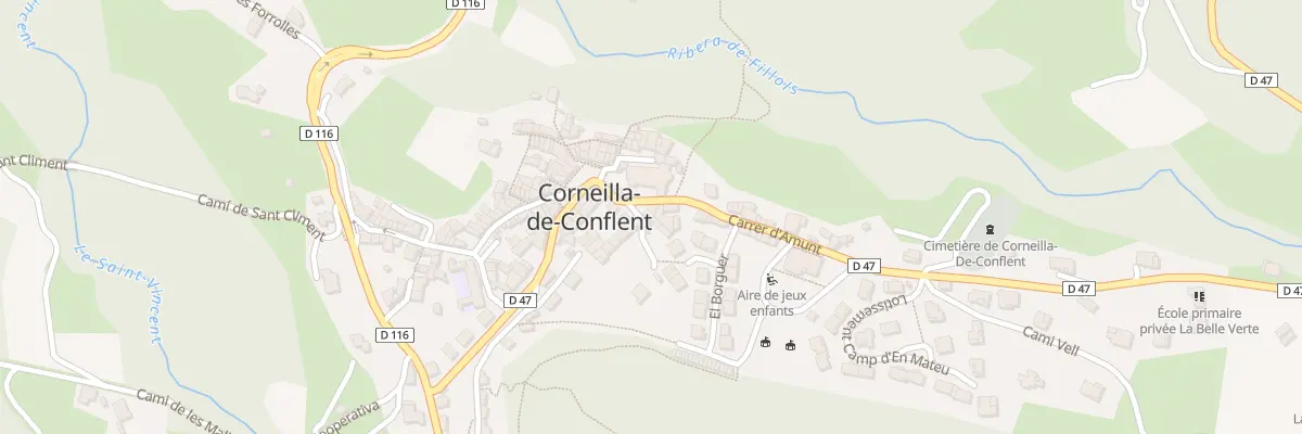 Plan du 9001 Cae d’Amunt à Corneilla-de-Conflent