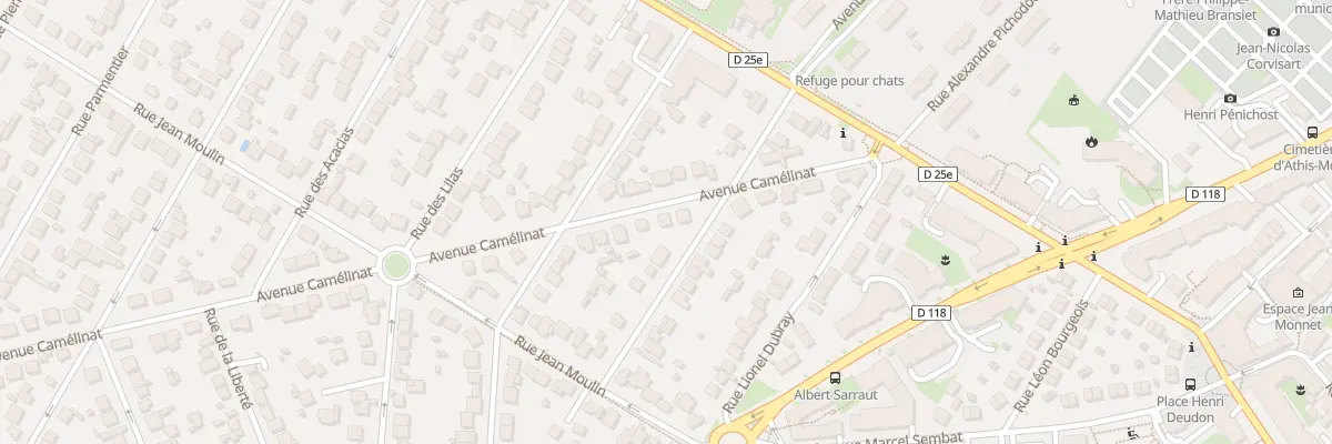 Plan du 15 Av Camélinat à Athis-Mons
