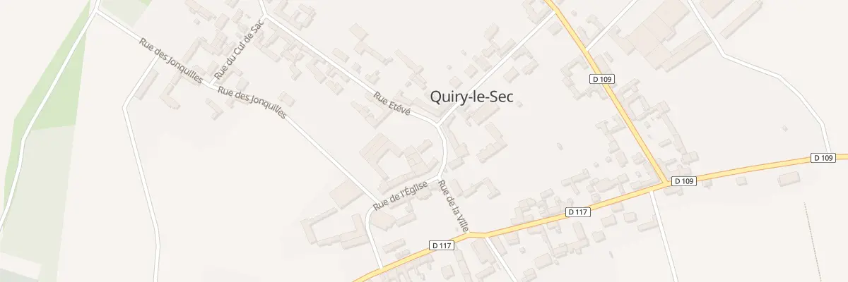 Plan du 2 Rue de l’Eglise à Quiry-le-Sec