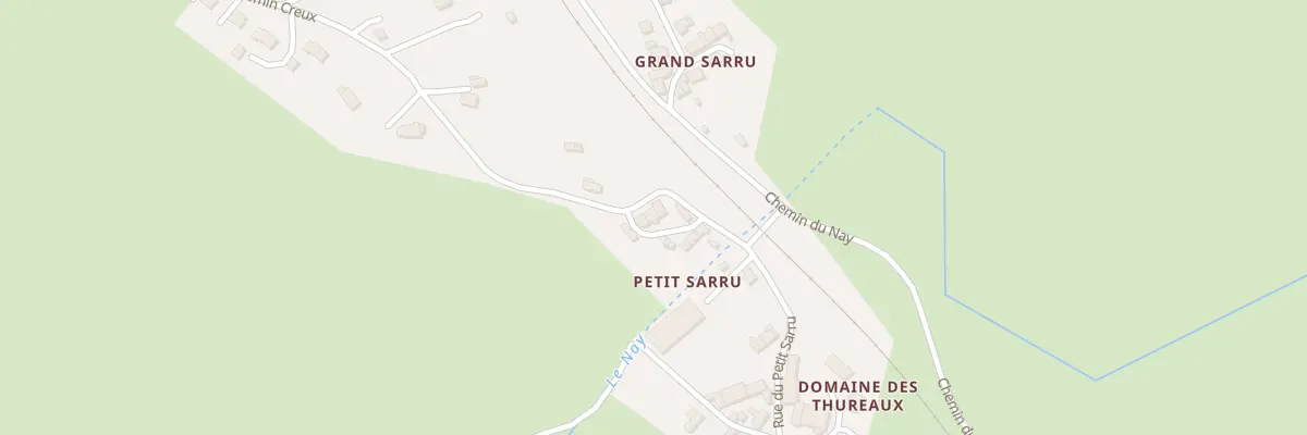 Plan du 5 Rue du Petit Sarru à Vallenay