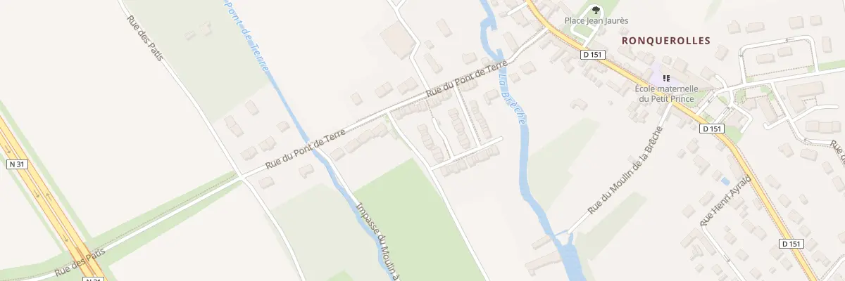 Plan du 160 Imp des Prés à Foulon à Agnetz