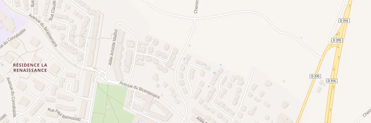 Plan du 9 Rue Stephane Grapelli à Écouen