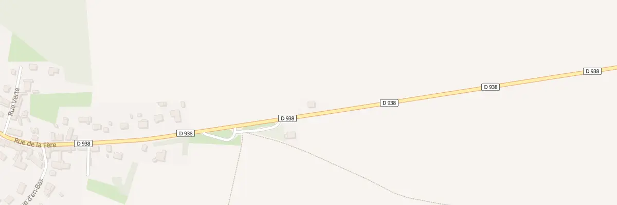 Plan du 633 Rue de la Fère à Nourard-le-Franc
