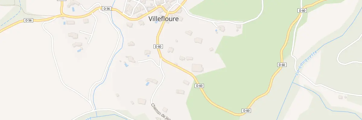 Plan du 45 La Plaine à Villefloure