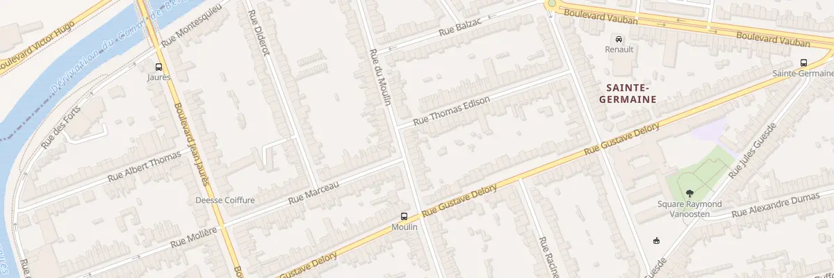 Plan du 74 Rue du Moulin à Coudekerque-Branche