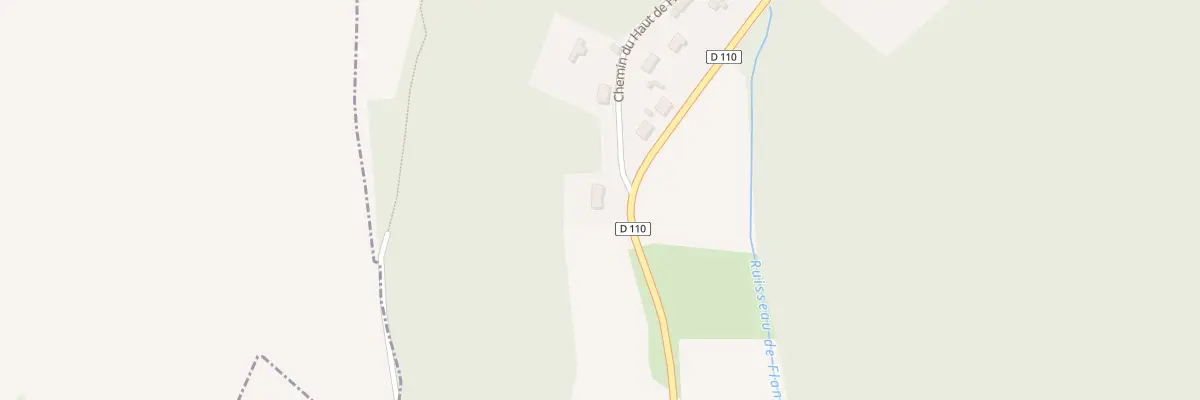 Plan du 1 Che du Haut de Flandre à Rousseloy