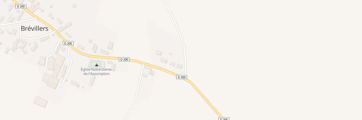 Plan du 1D Rue de Lucheux à Brévillers