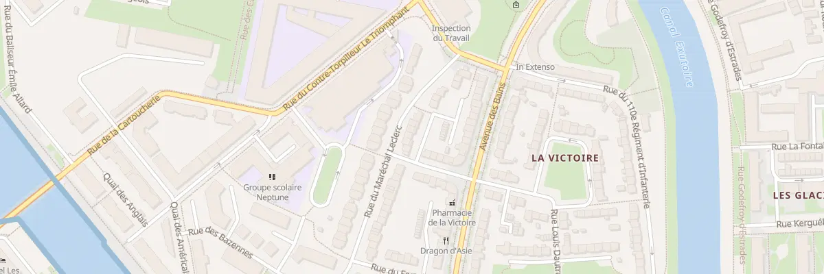 Plan du 30 Rue du Maréchal Leclerc à Dunkerque