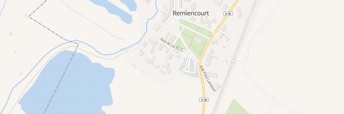 Plan du 1 Rue du Prieuré à Remiencourt