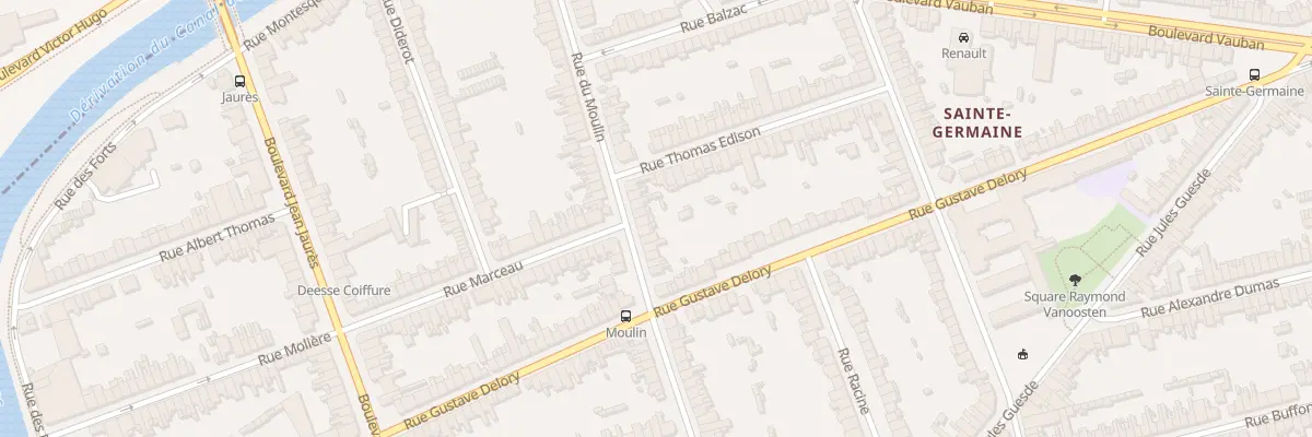 Plan du 68 Rue du Moulin à Coudekerque-Branche