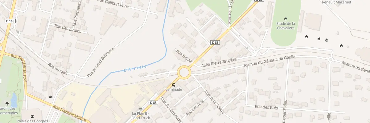 Plan du 1 Rue Bel-Air à Mazamet