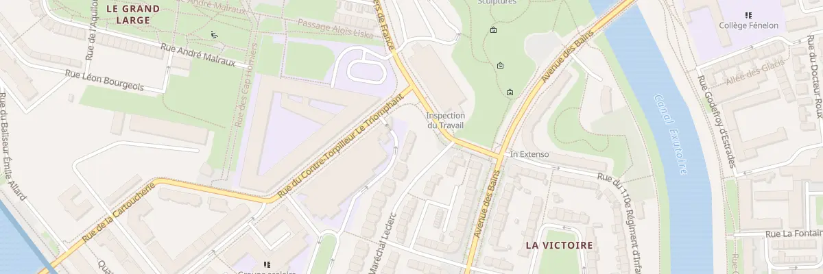 Plan du 47 Rue du Maréchal Leclerc à Dunkerque