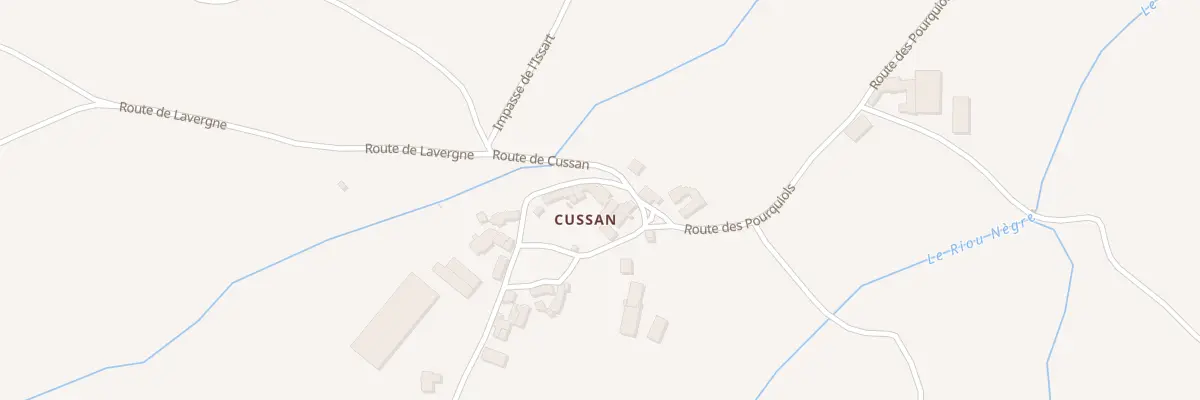 Plan du 5076 Cussan à Boussac