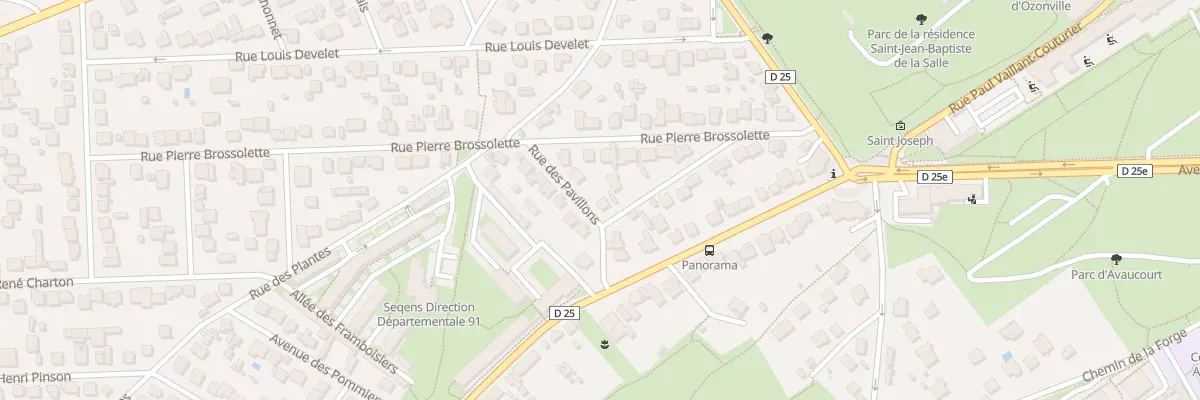 Plan du 1 Rue Charles Fourrier à Athis-Mons