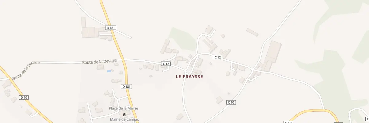 Plan du 5251 Le Fraysse à Camjac