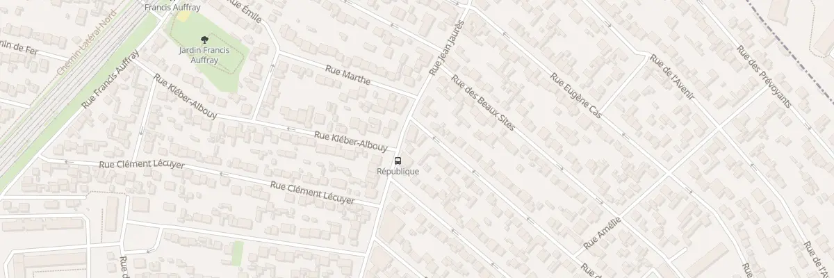 Plan du 58 Rue Jean Jaurès à Stains