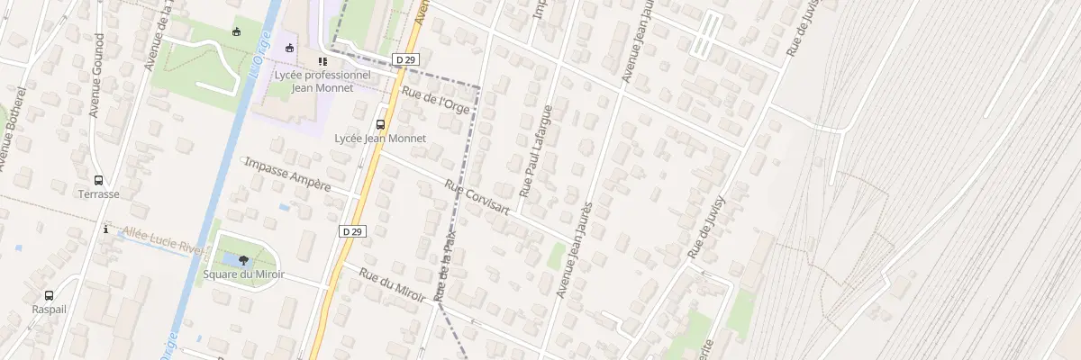 Plan du 6 Rue Paul Lafargue à Athis-Mons