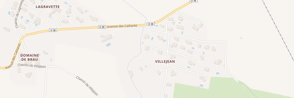 Plan du 90 Che de Septet à Villemoustaussou