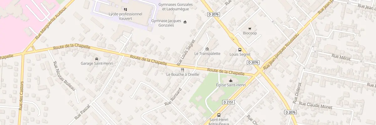 Plan du 30 Rue de La Chapelle à Bourges