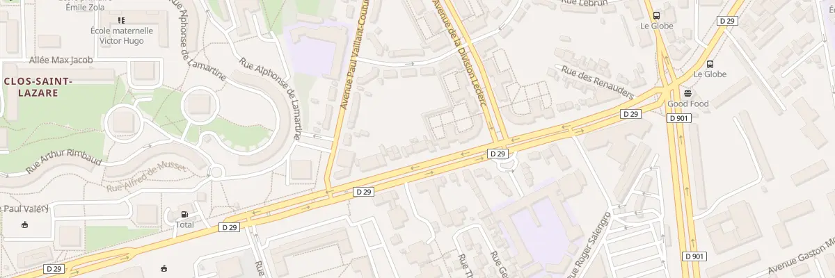 Plan du 69 Av de Stalingrad à Stains