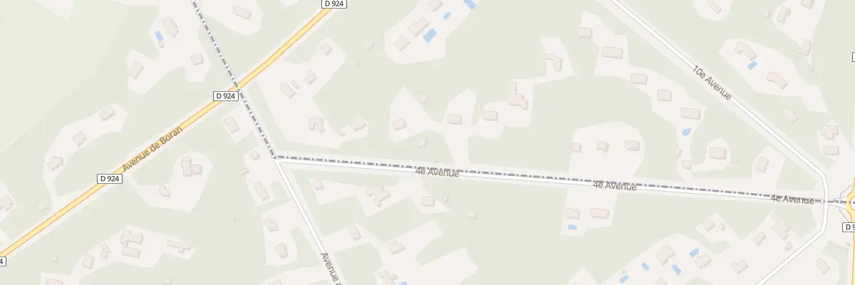 Plan du 3B Av 4eme Avenue à Gouvieux