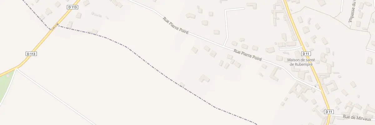Plan du 17B Rue Pierre Poiré à Rubempré