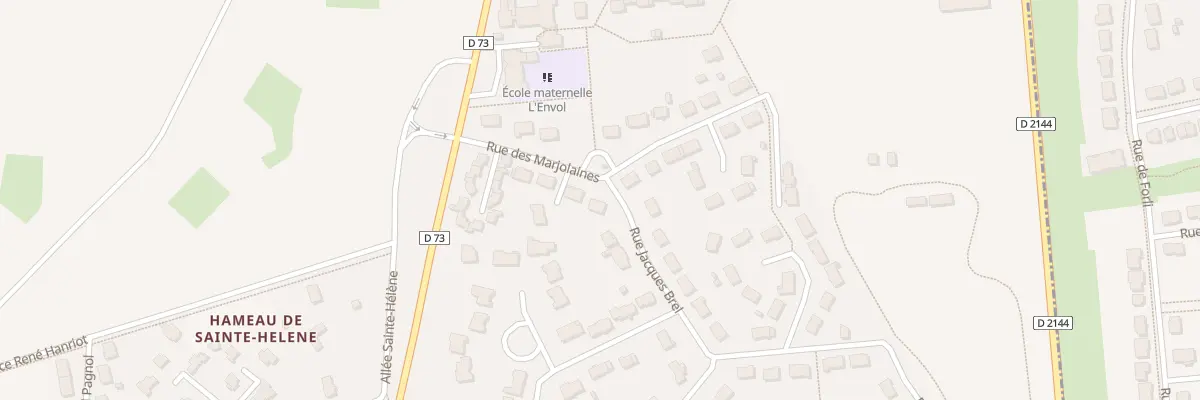Plan du 10 Rue des Marjolaines à Trouy