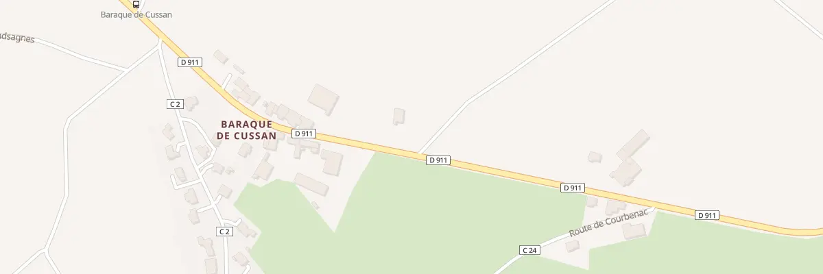Plan du 5176 La Barraque de Cussan à Boussac