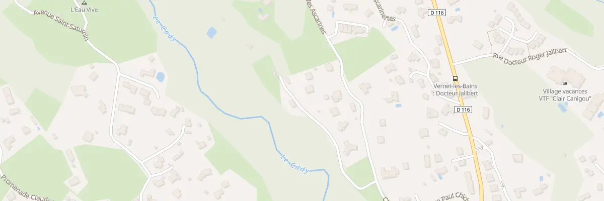 Plan du 5002F Che des Ascarines à Dorres