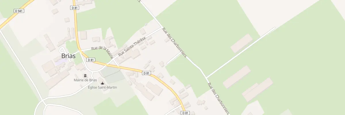 Plan du 4 Rue des Charbonniers à Brias