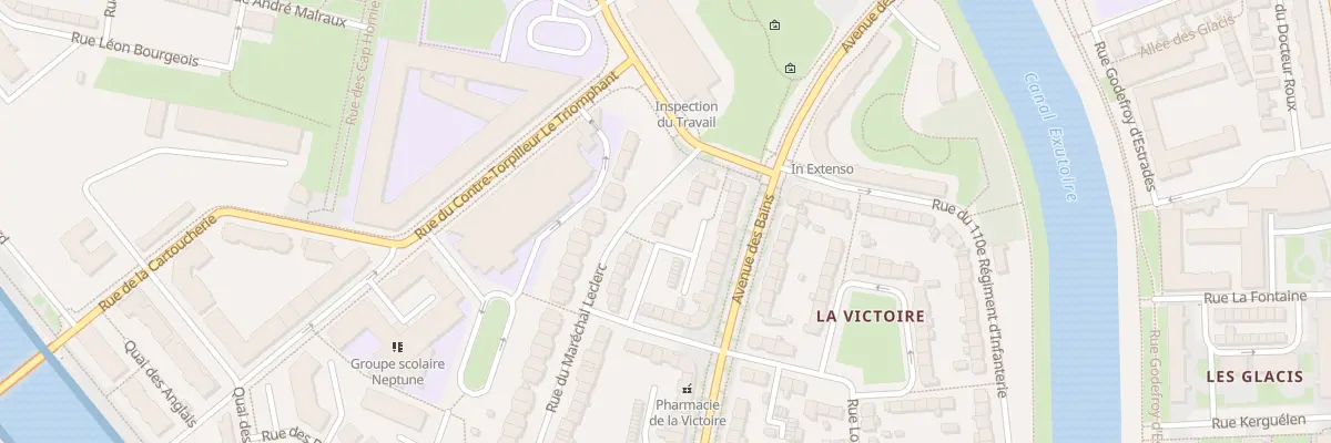 Plan du 40 Rue du Maréchal Leclerc à Dunkerque
