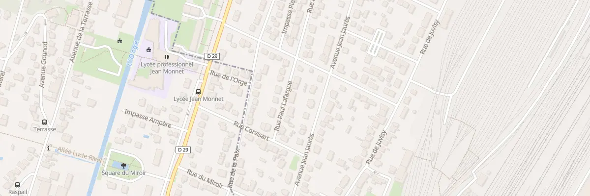 Plan du 8 Rue Paul Lafargue à Athis-Mons