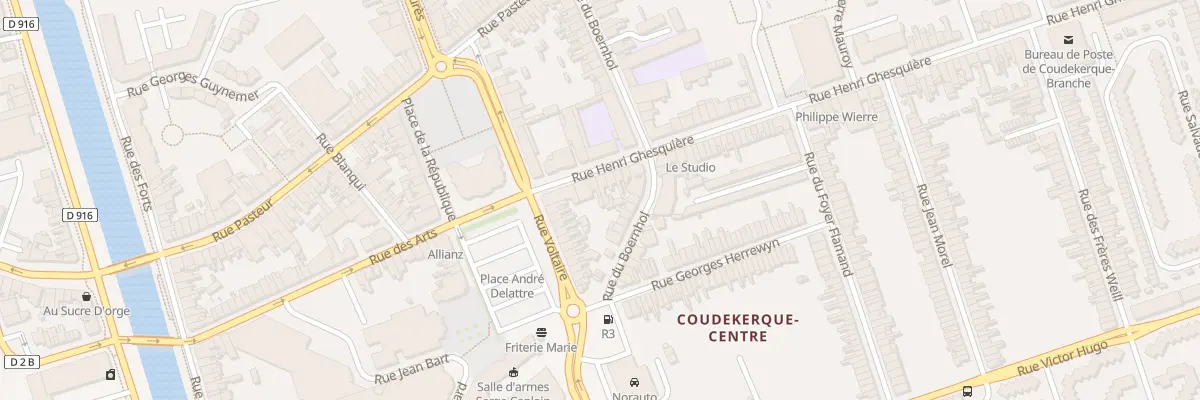 Plan du 10 Rue Henri Ghesquière à Coudekerque-Branche