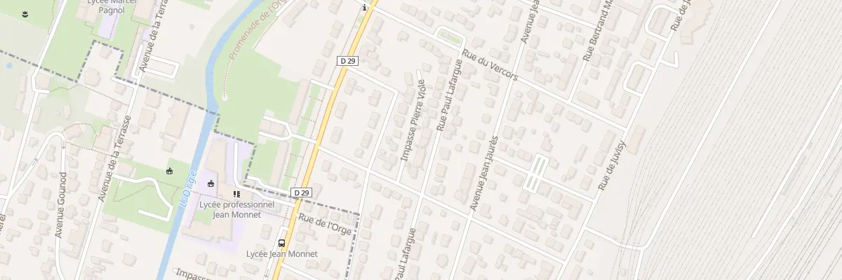 Plan du 17 Rue Paul Lafargue à Athis-Mons
