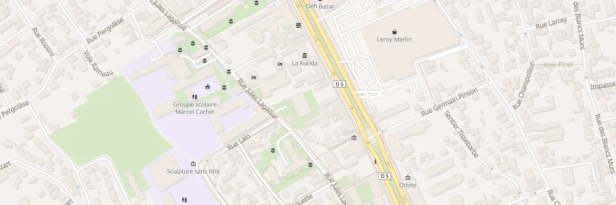 Plan du 36 Rue Jules Lagaisse à Vitry-sur-Seine