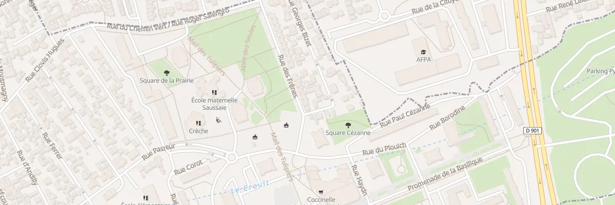 Plan du 29 Rue des Fresnes à Saint-Denis
