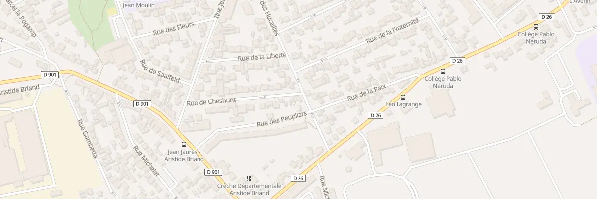 Plan du 15 Rue des Hucailles à Stains
