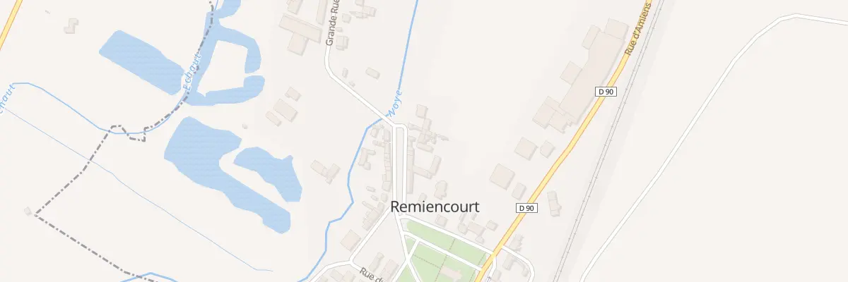 Plan du 4 All des Accacias à Remiencourt