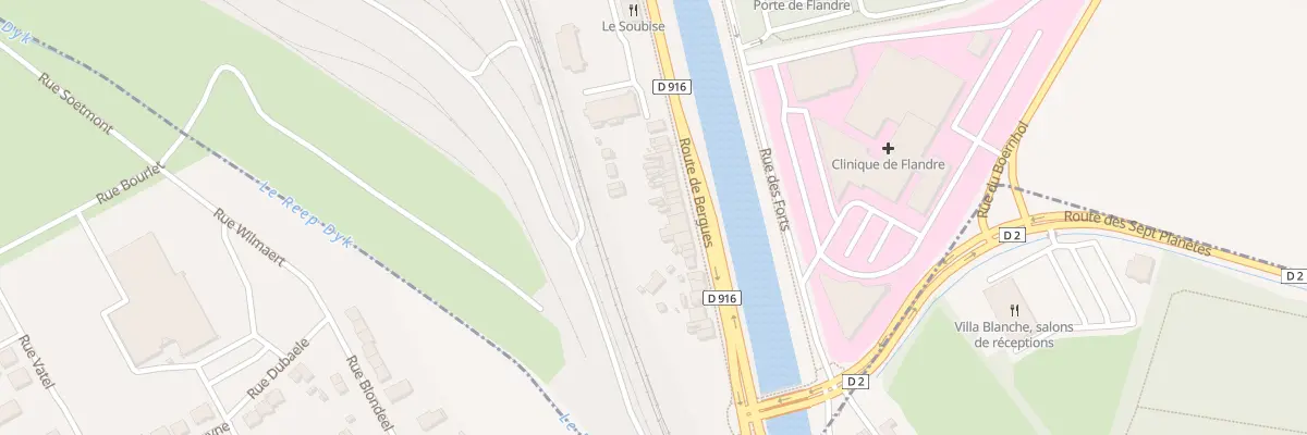 Plan du 63 Rte de Bergues à Coudekerque-Branche