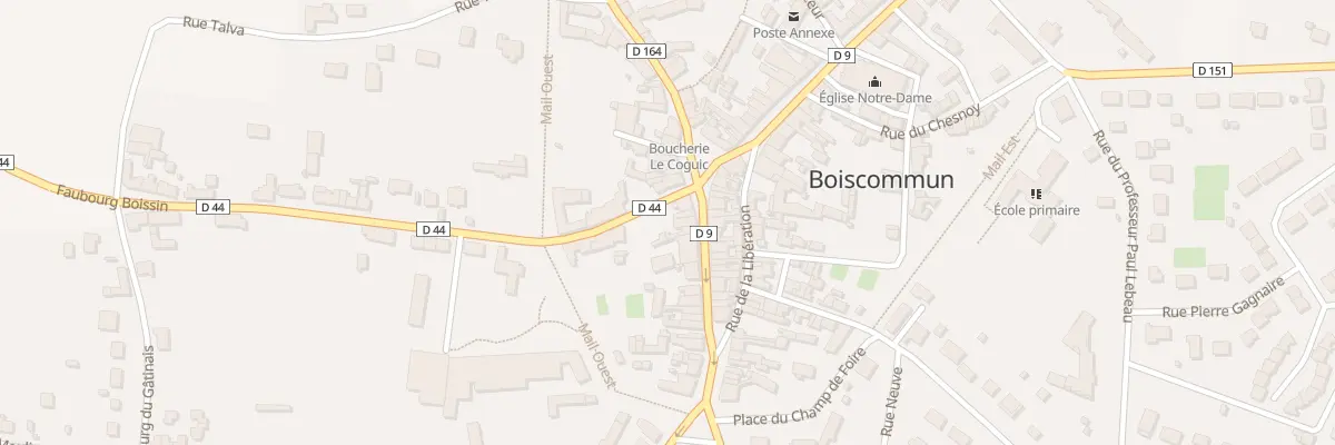 Plan du 6 Rue de la République à Boiscommun