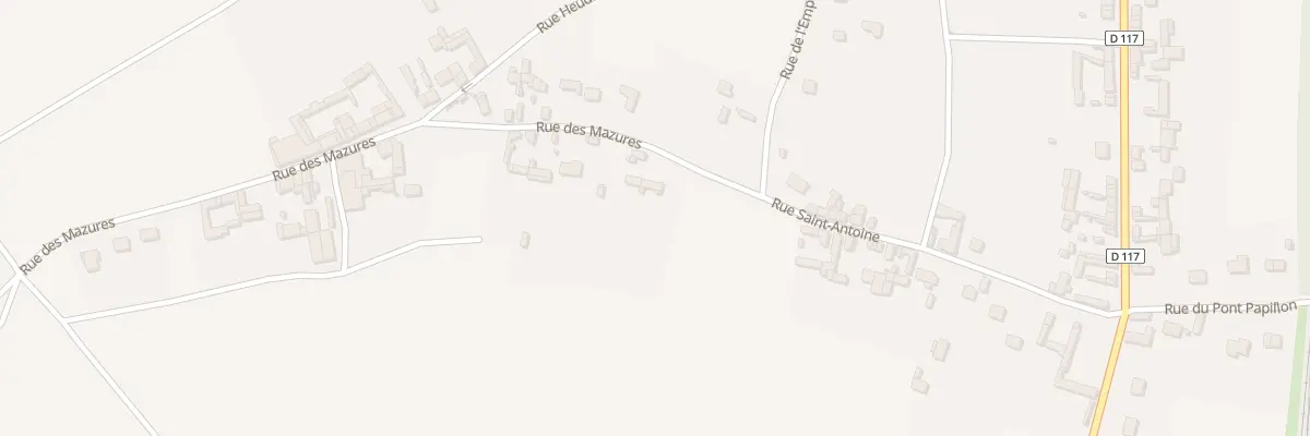 Plan du 1 Rue des Mazures à Bacouël